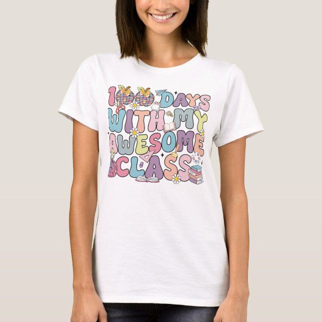 100 dagar med min Fantastisk-klass T Shirt (Framsida)