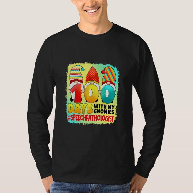 100 dagar med min Gnomies Tal-patolog - Teac T Shirt (Framsida)