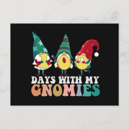 100 dagar med mina Gnomies Rolig undervisning skol Vykort