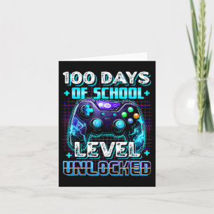 100 dagar med olåst videospelare på skolnivå 100t kort