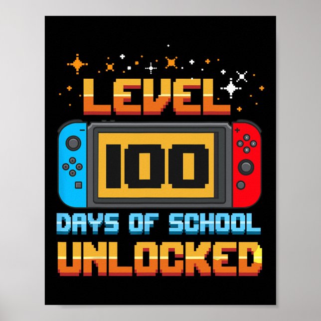 100 dagar med olåsta spelrum i skolan Roligt 1 Poster (Framsidan)