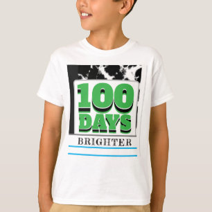 100 dagar med Papper Grönt för bärbara datorer i s T Shirt