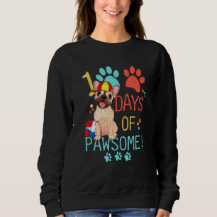 100 dagar med Pawsome Fransk Bulldog Hund 100 daga T Shirt