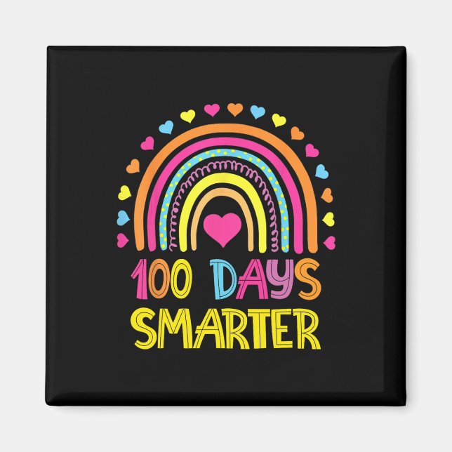 100 dagar med regnbåge i skolan 100 dagar, smartar magnet (Framsidan)
