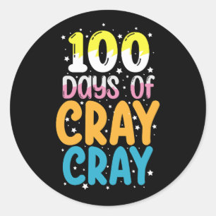 100 dagar med röntgenstråle 100 dagar för skollära runt klistermärke