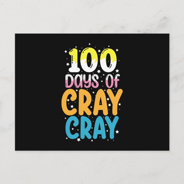 100 dagar med röntgenstråle 100 dagar för skollära vykort (Framsida)