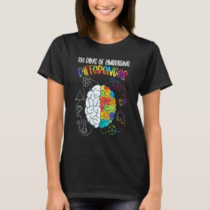 100 dagar med skillnader sped Teacher Aut T Shirt