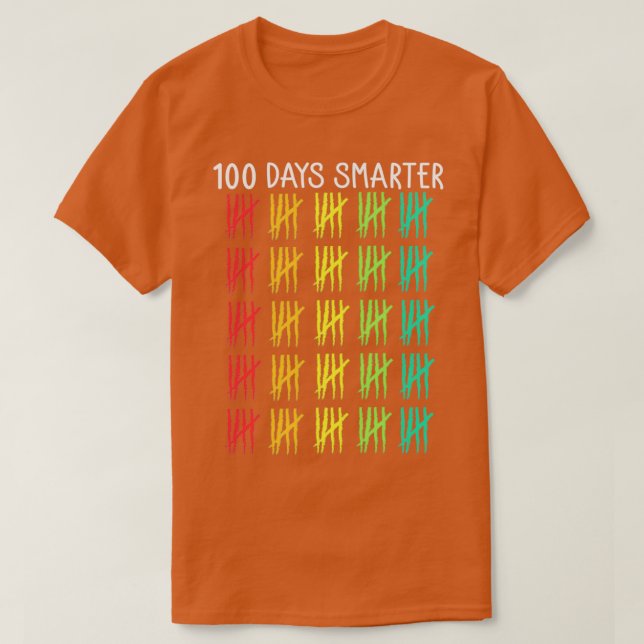 100 dagar med skolan smartare 3 t shirt (Design framsida)