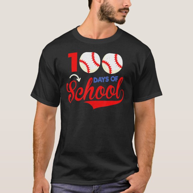 100 dagar med skolapparat 100 dagar Baskekultek T Shirt (Framsida)