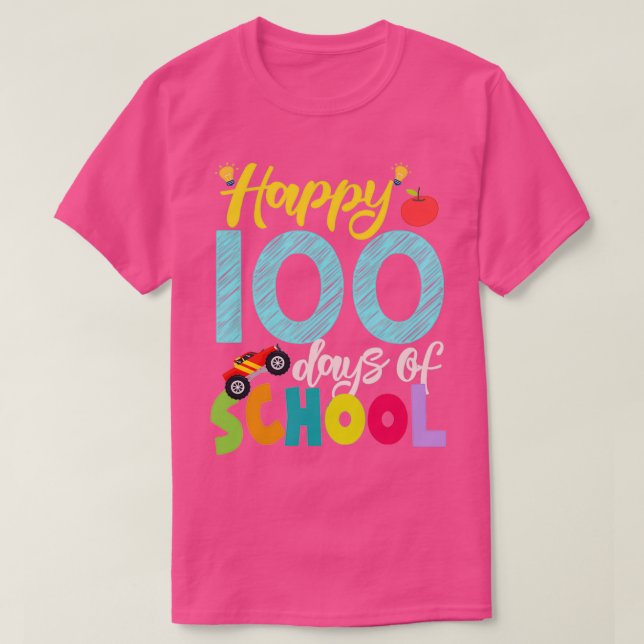 100 dagar med skolbarnsligt barn ger sig tillbaka  t shirt (Design framsida)
