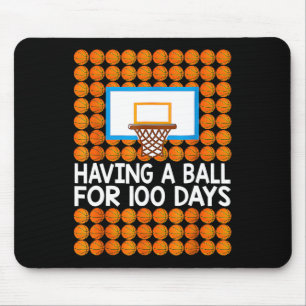 100 dagar med skolbasket 100 dagar Bollar-gåva Musmatta