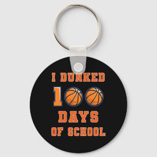 100 dagar med skolbasket 100 dagar nyckelring
