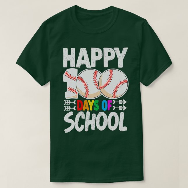 100 dagar med skolbaskiska lärare 100 dagar t shirt (Design framsida)