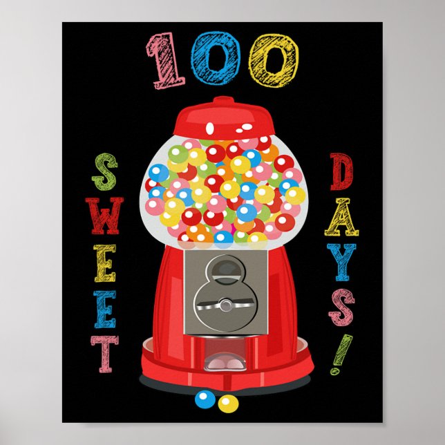 100 dagar med skoldesign 100 dagar med skolkamera poster (Framsidan)