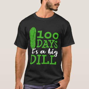 100 dagar med skolelever med stor dill och pedagog t shirt