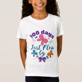 100 dagar med skolfjäril t shirt