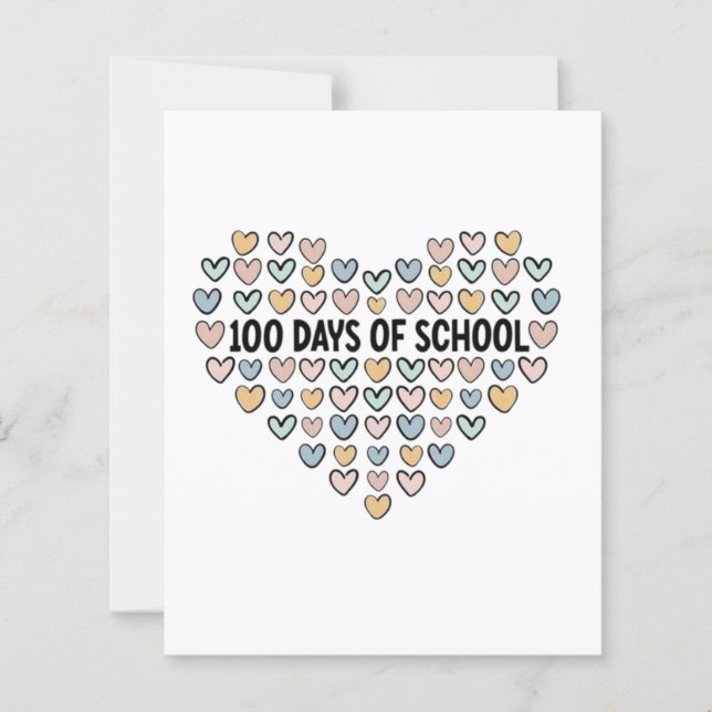 💖 100 dagar med skolhjärtdesign (Framsida)