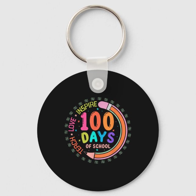 100 dagar med skolinspire i Kärlek 100 dagar Nyckelring (Framsida)