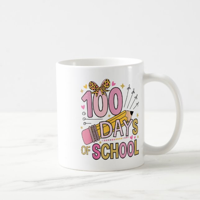 100 dagar med skolkokvettefat 100 dagar skoldag kaffemugg (Höger)