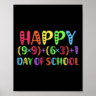 100 dagar med skolmatematiklärarens regnbåge 100 d poster