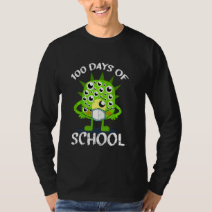 100 dagar med skolmonster Ansikte-mask Student Qua T Shirt