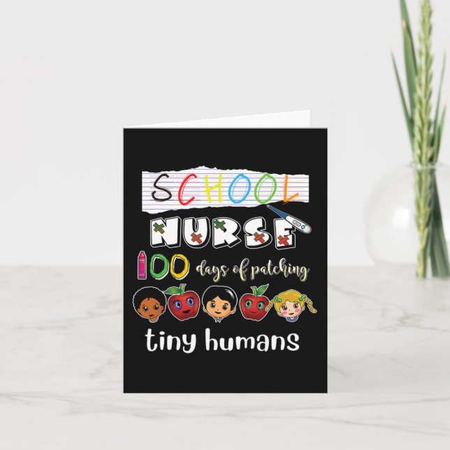 100 dagar med skolpatchering av nybörjare kort (Framsida)