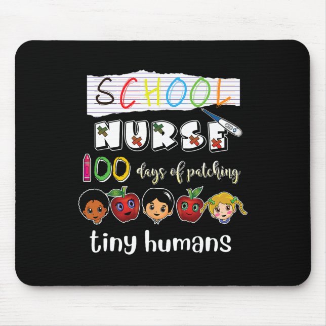 100 dagar med skolpatchering av nybörjare musmatta (Framsidan)
