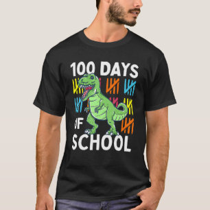 100 dagar med skolpojkar - 100 dagars Dino T Shirt