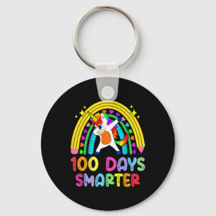 100 dagar med skolregnbåge 100 dagar med skolpojke nyckelring