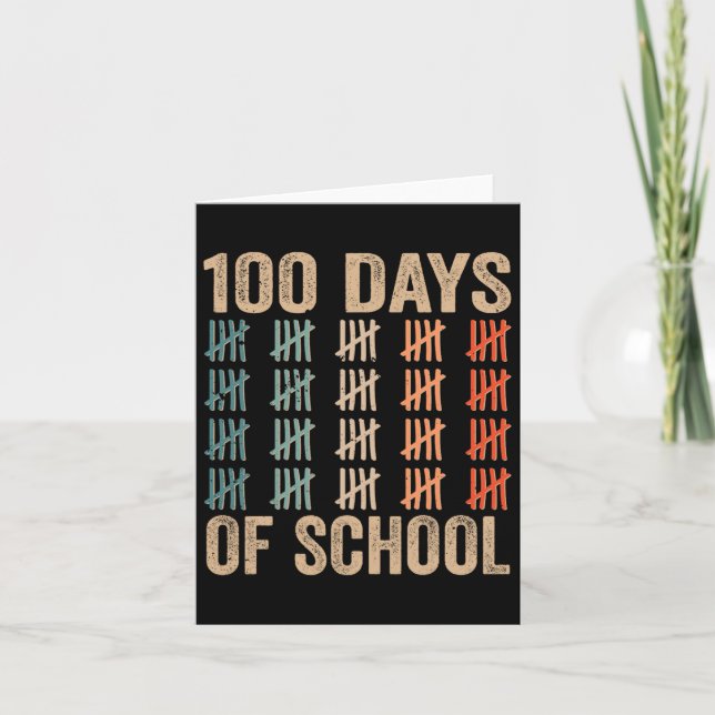 100 dagar med skolsött Ord Kort (Framsida)