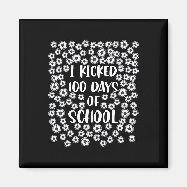 100 dagar med skolspelare Student Co Magnet (Framsidan)