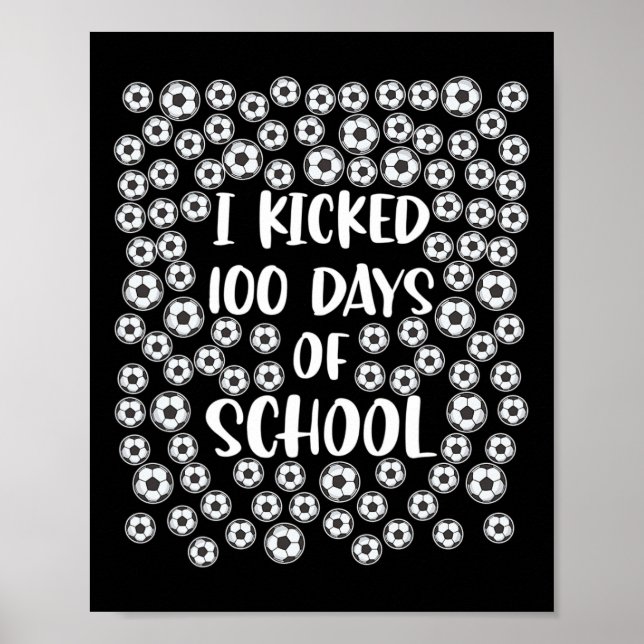 100 dagar med skolspelare Student Co Poster (Framsidan)