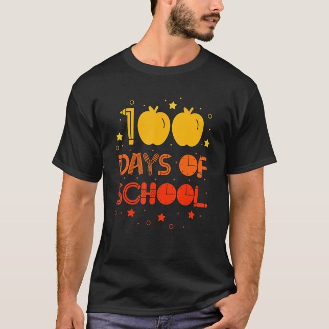 100 dagar med skolteamet Söt Ord Cute T Shirt (Framsida)