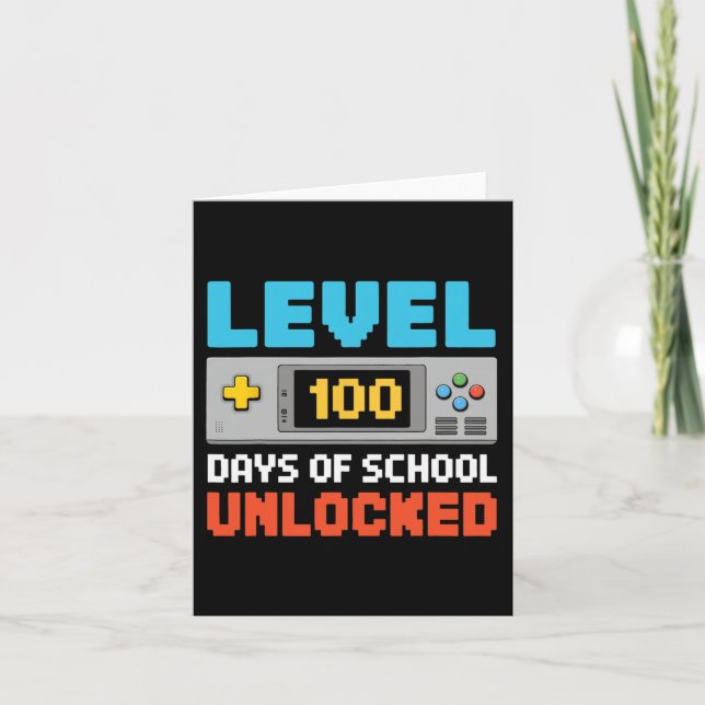 100 dagar med skolvideospelskuddar 100 dagar kort (Framsida)