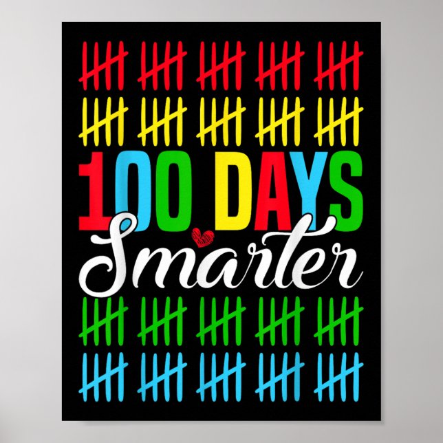 100 dagar med smartare räknare, 100 dagar poster (Framsidan)