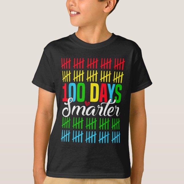 100 dagar med smartare räknare, 100 dagar t shirt (Framsida)