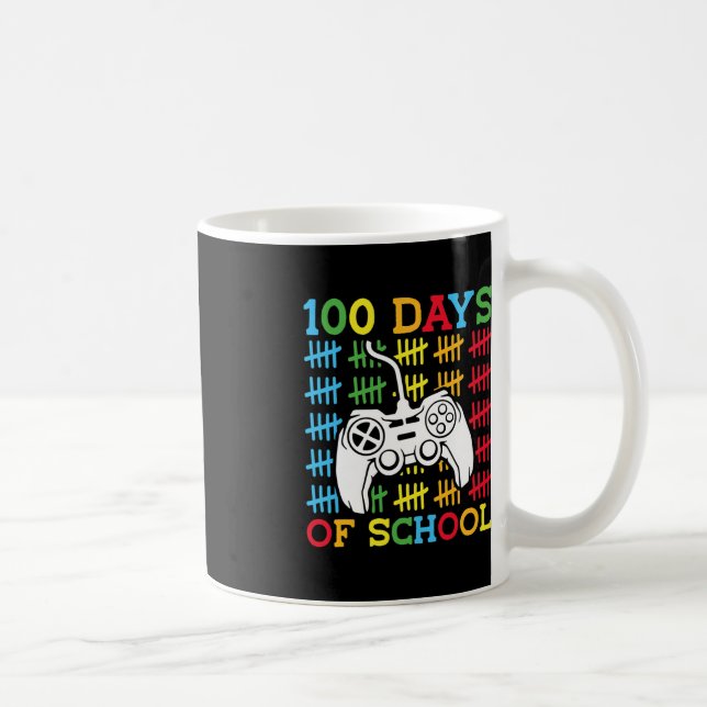 100 dagar med spel-K för skolvideospel Kaffemugg (Höger)