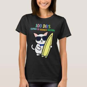 100 dagar närmare sommarlovet 100 dagar på skolan t shirt