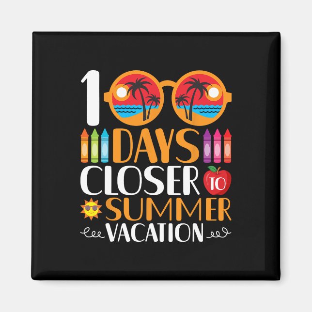 100 dagar närmare sommarlovet  magnet (Framsidan)