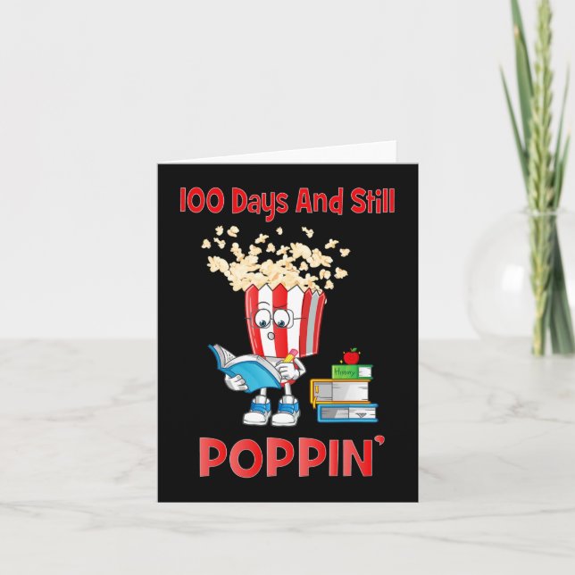 100 dagar och fortfarande 100 dagar för skolpojkar kort (Framsida)