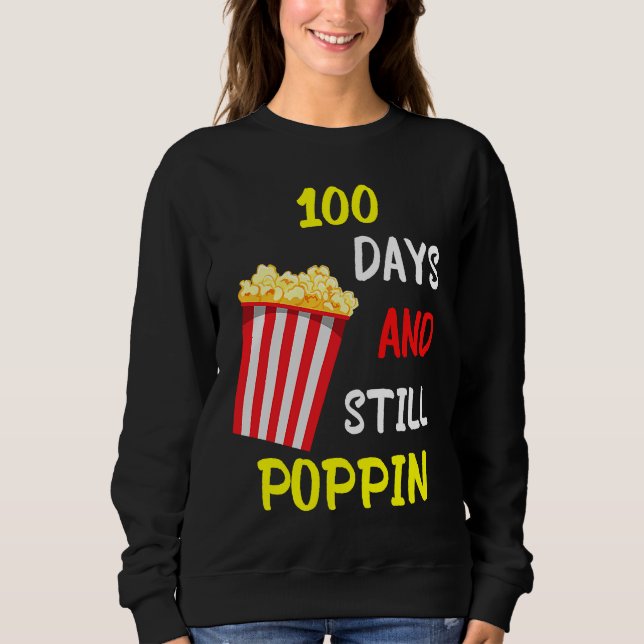 100 dagar och fortfarande poppar popcorn-barn 100: t shirt (Framsida)
