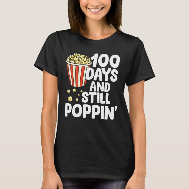 100 dagar och fortfarande poppar popcorn-barnens 1 t shirt (Framsida)