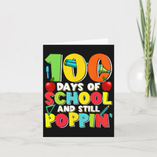 100 dagar och fortfarande poppin-barn kostar 100 d kort