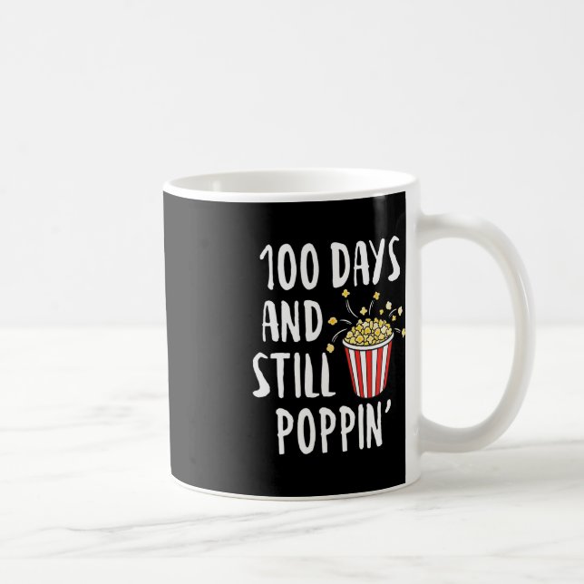 100 dagar och fortfarande Poppin populärmajsbarn 1 Kaffemugg (Höger)