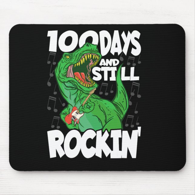 100 dagar och fortfarande Rockin - 100 dagar skold Musmatta (Framsidan)