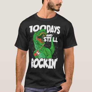 100 dagar och fortfarande Rockin - 100 dagar skold T Shirt