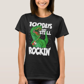 100 dagar och fortfarande Rockin - 100 dagar skold T Shirt