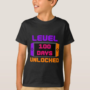 100 dagar olåst 100 dagar gammalt skolspel t shirt