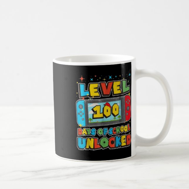 100 dagar olåst spelpixel 100 i skolan kaffemugg (Höger)