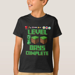100 dagar olåst spelpixel 100 i skolan t shirt